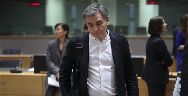 Ο υπουργός Οικονομικών Ευκλείδης Τσακαλώτος (AP Photo/Francisco Seco)